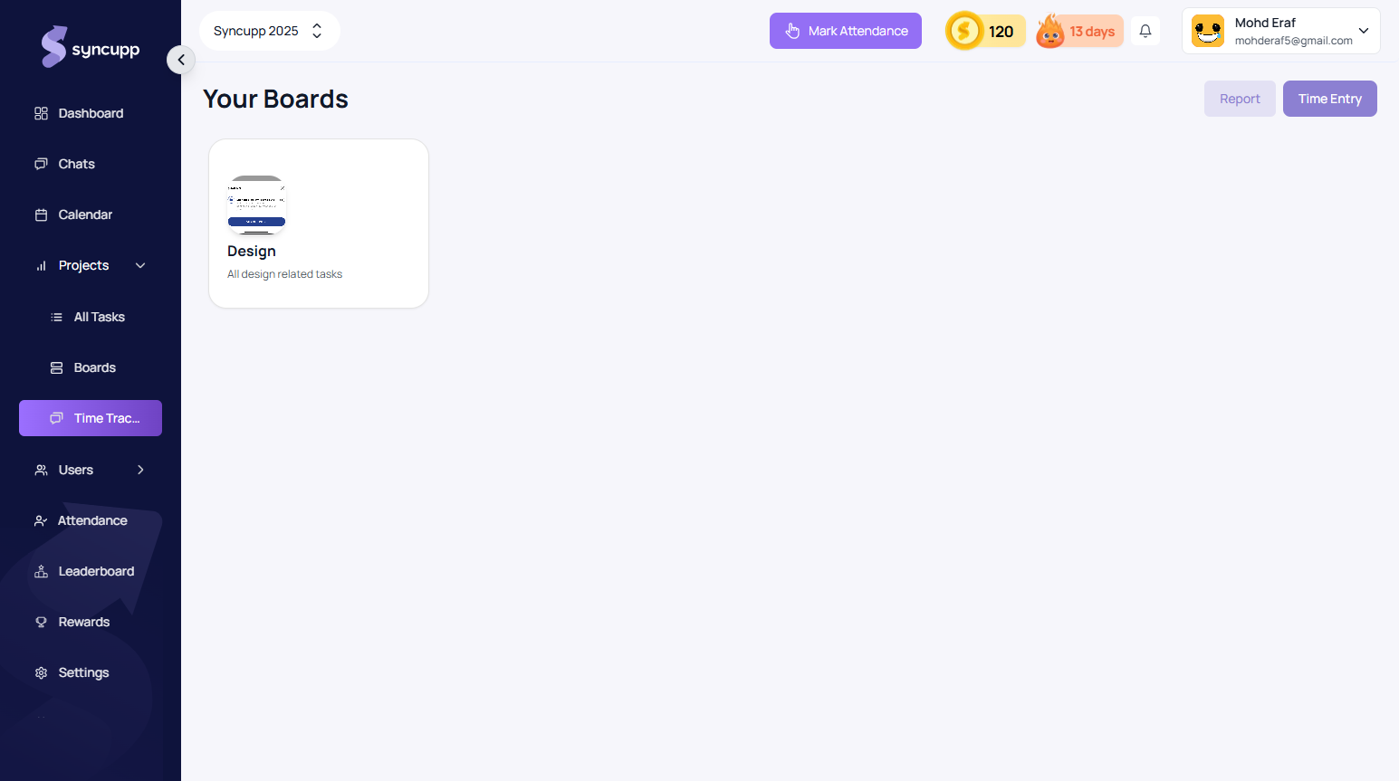 Syncupp Time Tracking Hub